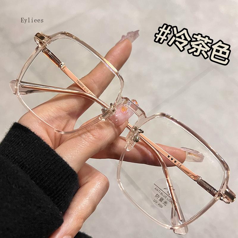 

Anti Blue Ray Light Myopia Nearsighted Myopia Eyewear Women Adults Men Adults Large Big Frame Construction Transparent Myopic Eyeglasses For Men 0