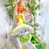 Colorful Delightful Plush Mushroom Keychain Adorable Fairy Bag Accessory For Kids