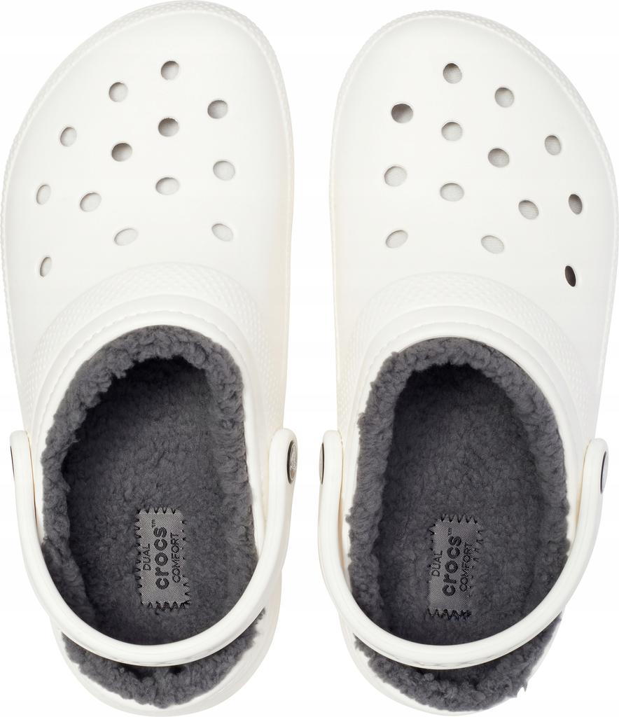 Crocs Classic Lined Clog 203591 |M13 I Eu 48-49| White Grey