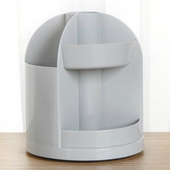 360 Degree Rotating Table Storage Organizer Wide Application PP Stationery Caddy Pen Storage Box for Student