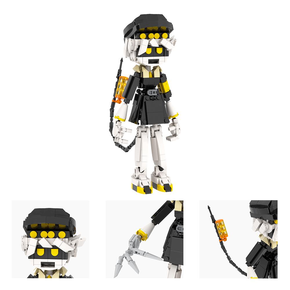 MOOXI Murder Drones Actionfigur MOC Steine Cartoon Uzi·Doorman V N Modell Set Bausteine Kinderspielzeug MOC1430 MOC1431 MOC1432