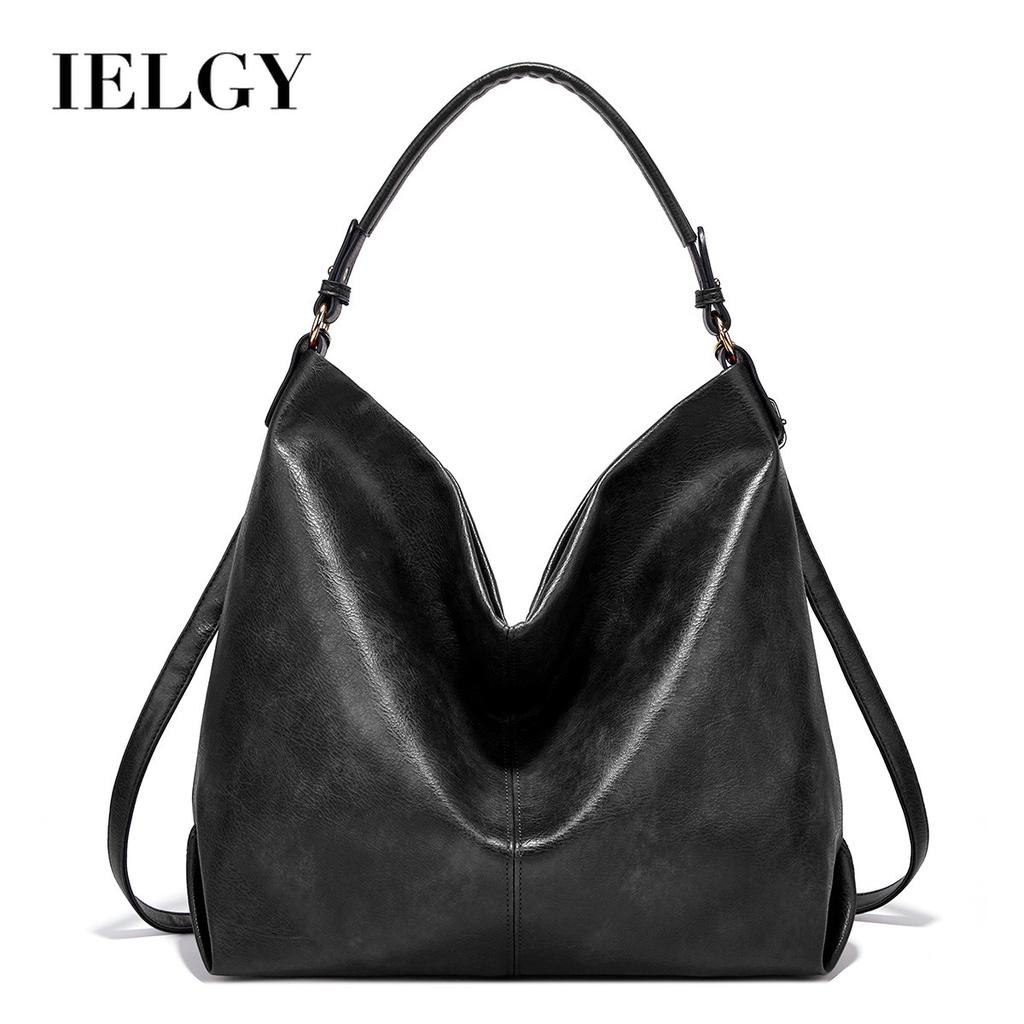 IELGY women's shoulder crossbody large capacity tote bag