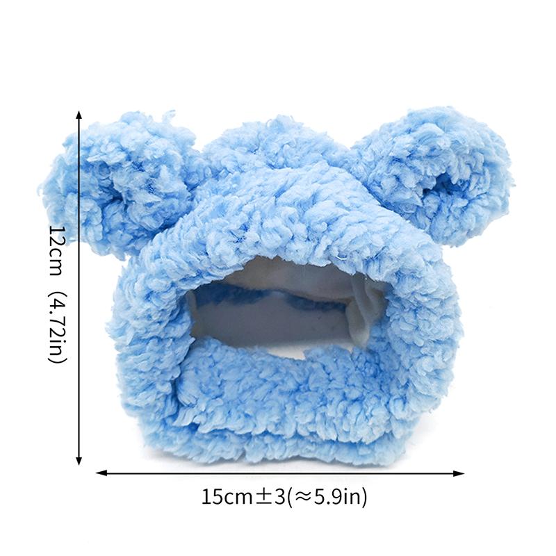 Kreslená mazlíčková kočka Cosplay králík tygr klobouk Zimní teplý větruodolný klobouk pro mazlíčky Zábavná roztomilá pokrývka hlavy pro mazlíčky Potřeby pro mazlíčky Dárky