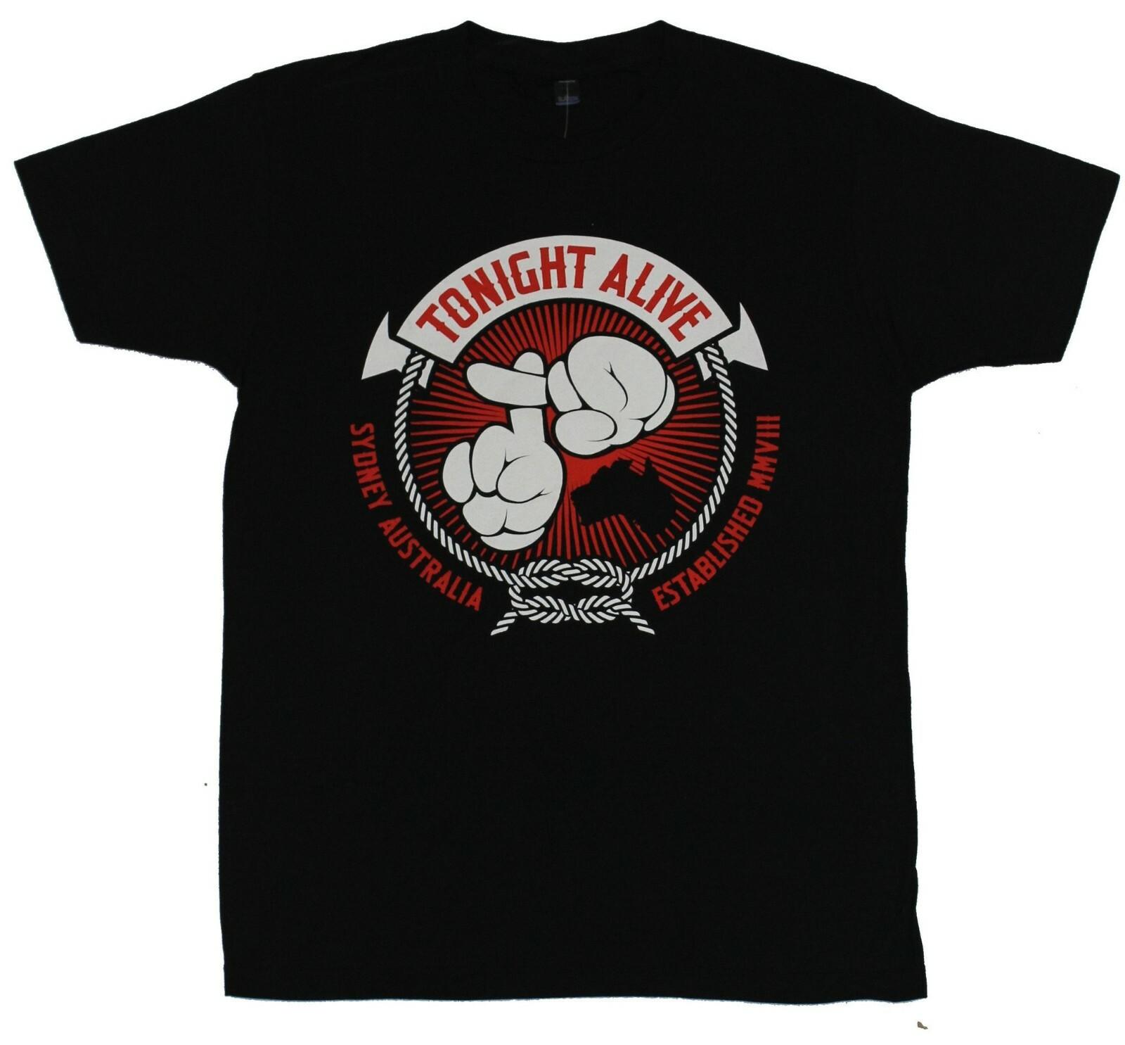 Tonight Alive Mens Puffy Hands Logo Tee Shirt New S M L XL M
