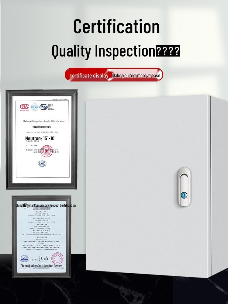 Surface Mounted Single-Phase 220V Meter Box with Recessed Charging Pile & Complete Control Set