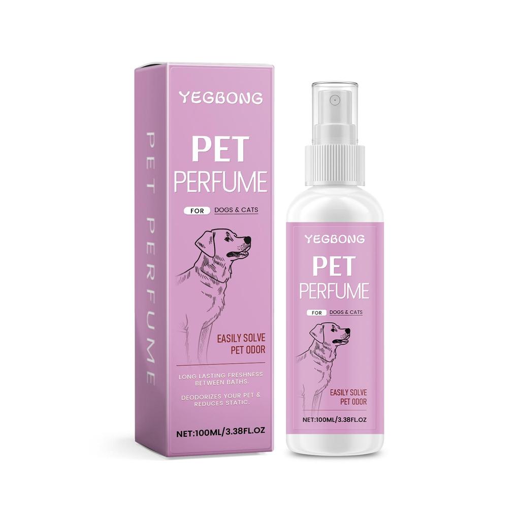 Yegbong Pet Deodorizing and Freshening Spray for Cats and Dogs Clean Odor Air Freshening Treatment Spray