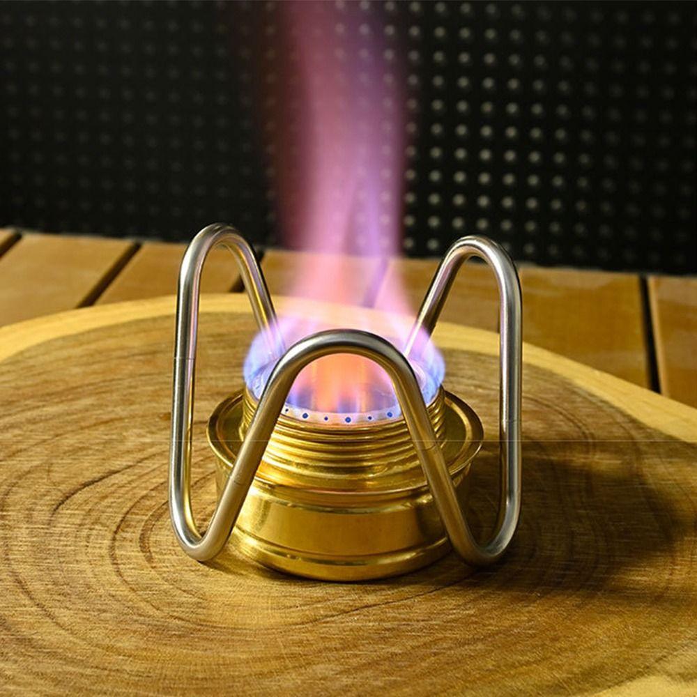 Stainless Steel Camping Stove Bracket Heat Resistant Portable Burner Stand Cookware