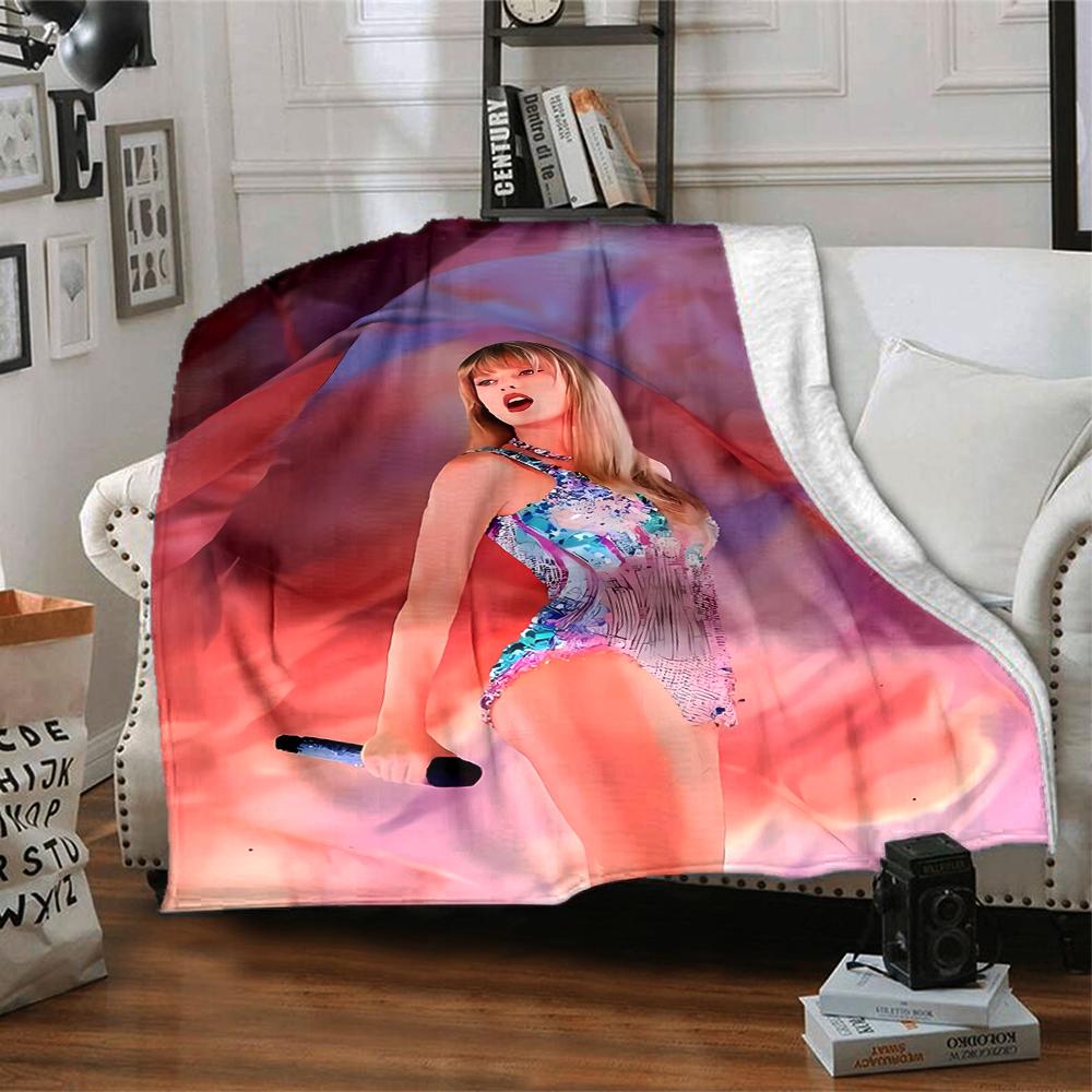 1pc Taylor Swift1 Blanket, Gift, for Men and Women, Soft Blanket, Good for Sofa Bed Couch Travel, Lightweight Flannel Blanket