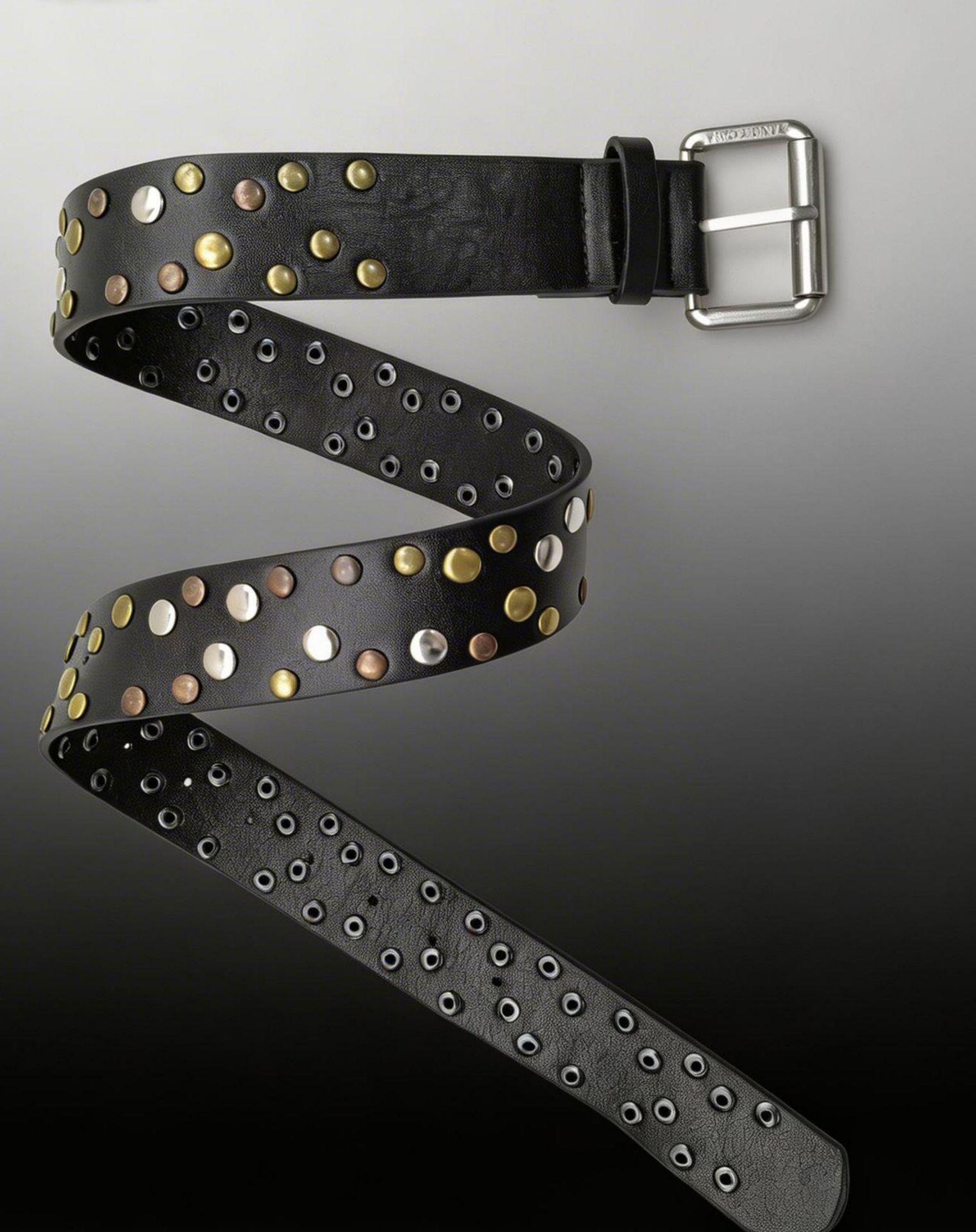 Ретро Этнический Металлический Заклепочный Прочный Пояс - Модный Женский Персонализированный Модный Аксессуар 112cm