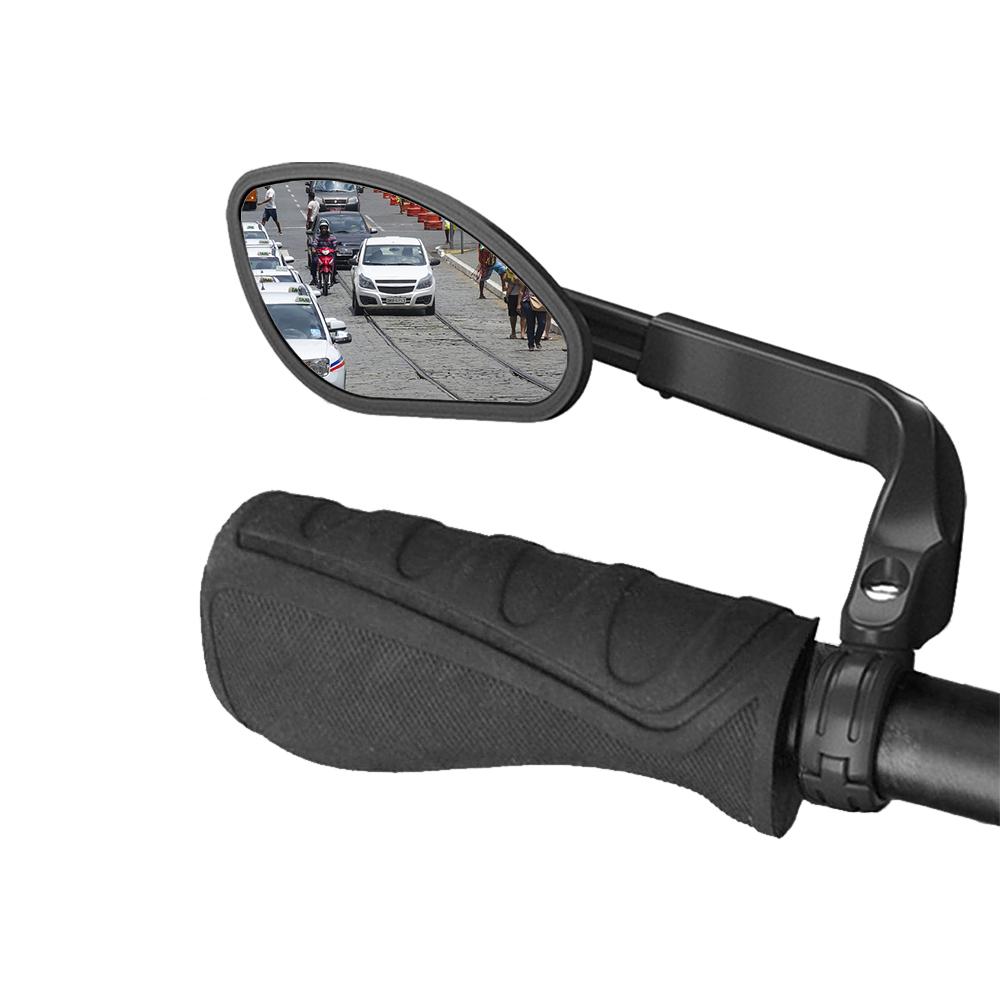 Telescopische Fiets Achtervlakke Spiegel 360 Graden Draaibaar Fiets Stuur Zij Achteruitkijkspiegel voor MTB Racefiets