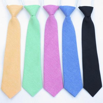 A Variety Of Cotton Children'S Ties, Cute Baby Little Gentleman Solid Color Small Ties Are Starting To Be Approved.