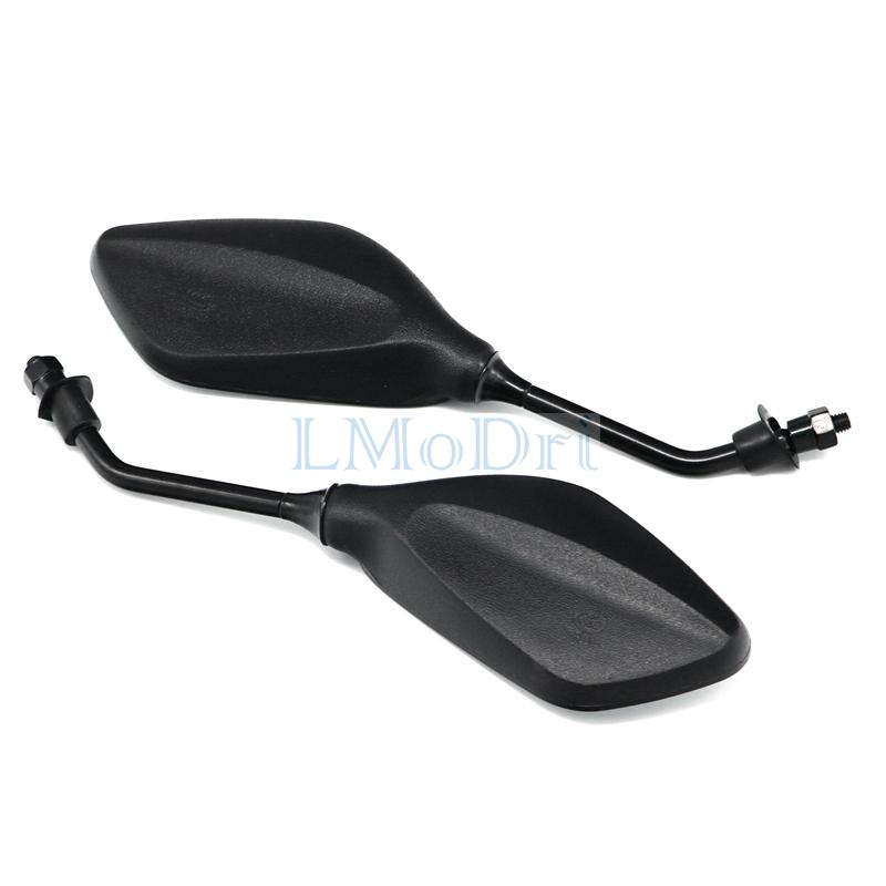 Motorcycle Mirror Electrombile Rear View Mirrors Electrical Motor E-Bike Back Side 8mm Screw Convex Glass 2 Pieces/Pair