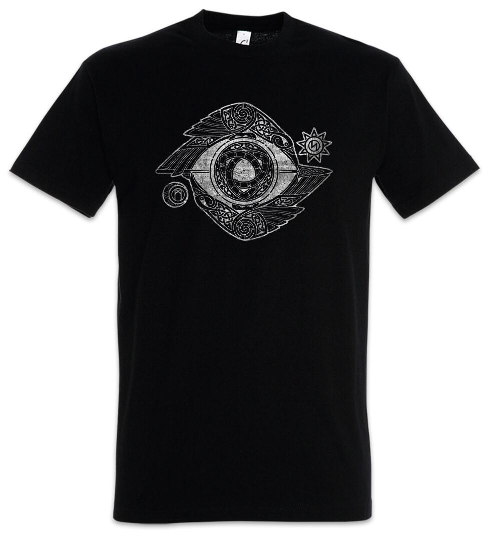 Odin Eye Men s T-Shirt Mens Womens Tees Top Odhin Eye Valhalla Raven Hugin Vikings Munin Ravens Tyr M