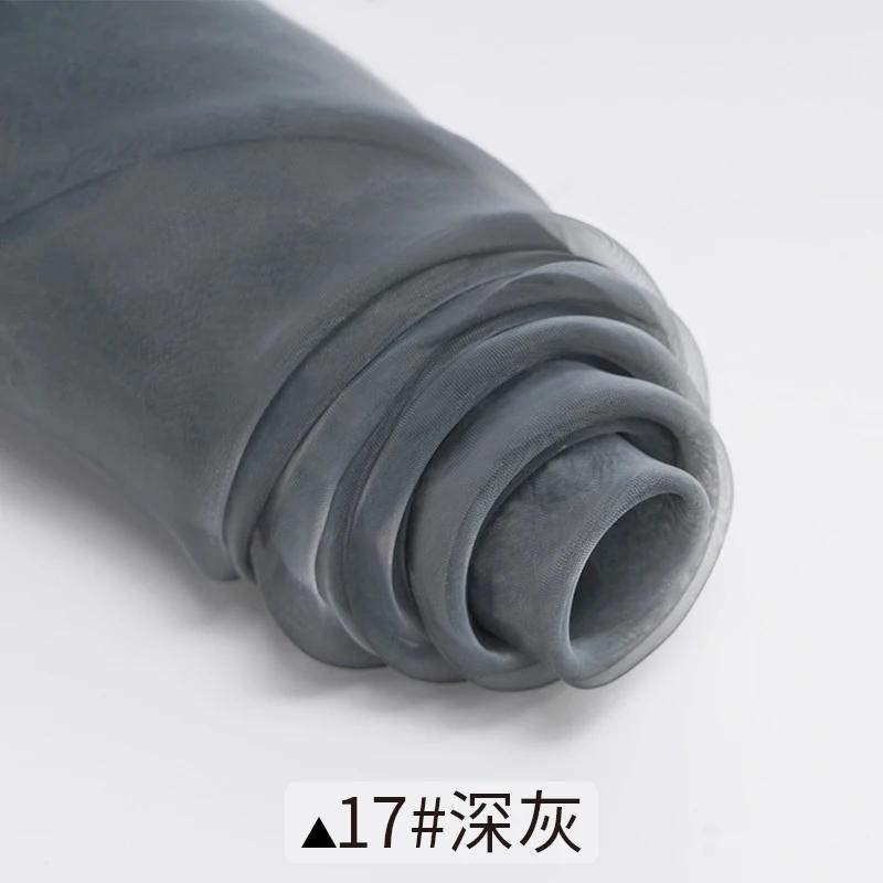 1m/2m/5m Soft Organza Mesh Fabric Making Wedding Dresses Curtain Scene Decoration Handmake DIY Sewing Fabrics TJ0031