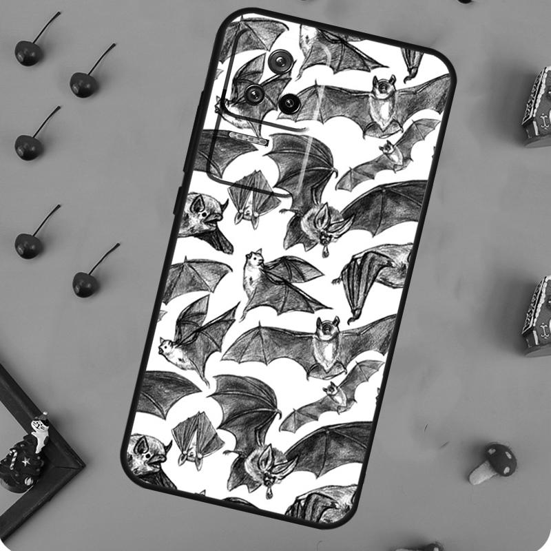 Halloween Bat Case For Xiaomi 17 Pro Max 13 14 15 Ultra 14T 15T Pro POCO F7 F5 F6 X3 X5 X6 X7 Pro Cover