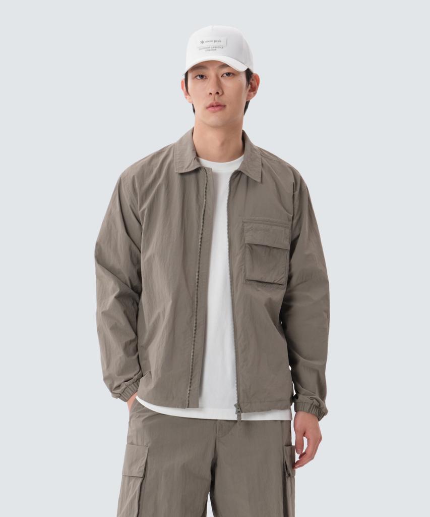 Snowpeak Apparel Papery Shirt Jacket (S25Zmlsh54) Vintage Khaki
