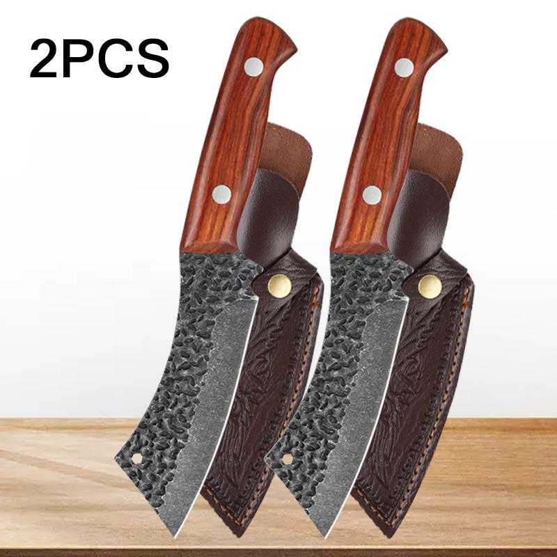 Kitchen Knife Handmade Butcher Meat Cleaver Bone Knife Stainless Steel Fruit Vegetable Fish Slicing Boning Knives Cooking