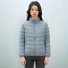 Women's new national standard 90 down simple down solid color women's stand-up collar women's clothing light down jacket women