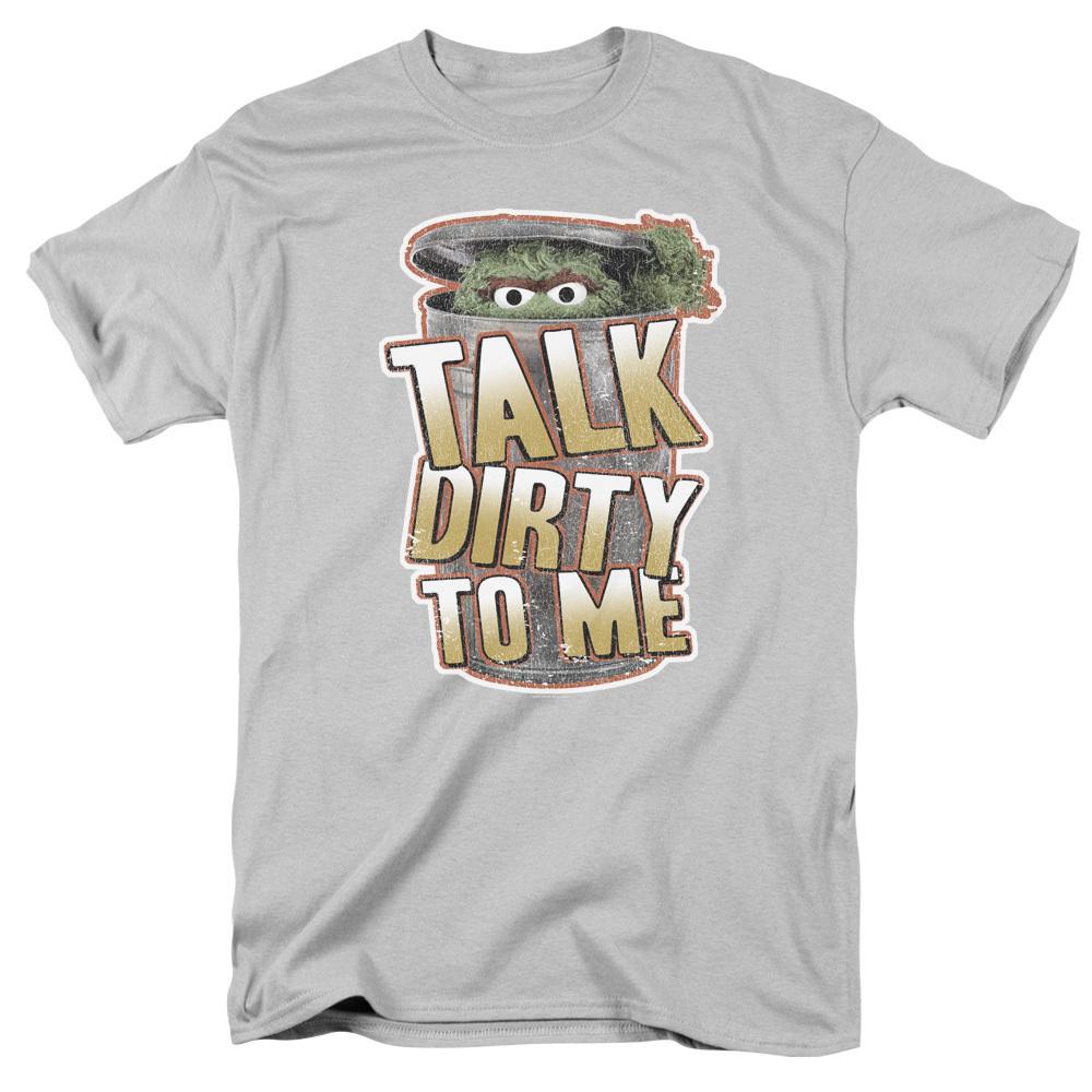 SESAME STREET TALK DIRTY TO ME OSCAR THE GROUCH Licensed Men s Tee Shirt SM-5XL Unisex T-Shirt M