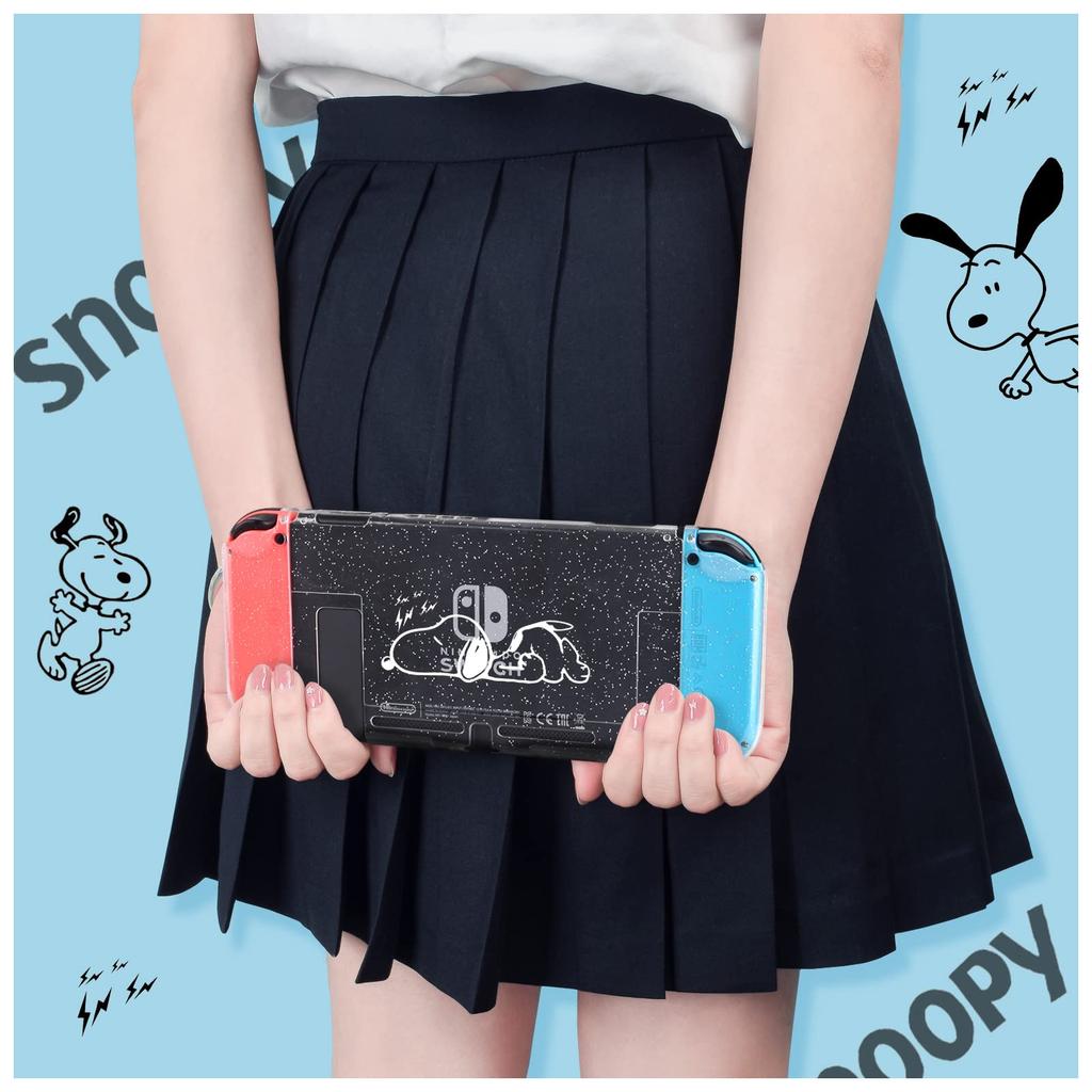 DLseego Switch Clear Switch Detachable PC Clear Transparent Switch Ultra Easy To Full Cute Case, Cover, Case, Cover, Lightweight, Remove, Shockproof,