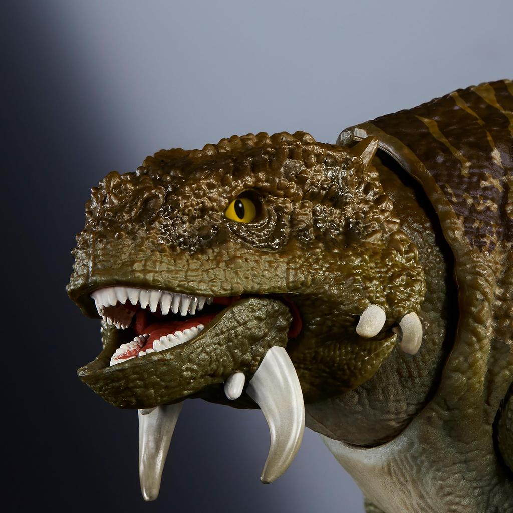 Mattel Jurassic World Hammond Collection Scutosaurus Figure for Kids, Moving Dinosaur Toy, Large, Approximately 14cm Long, Ages 8 and Up, Green, JDJ08