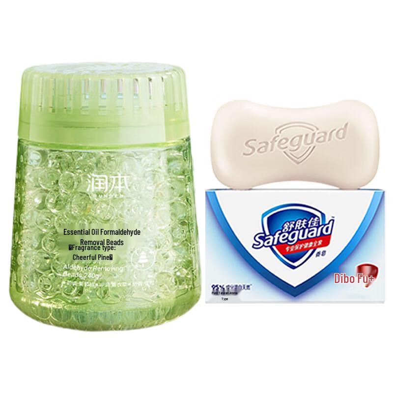 Safeguard Pure White Soap & Pine Scent Formaldehyde Removal Beads Set