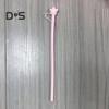 Reusable Silicone Straws with Star Cap Bite-resistant Drinking Tubes for Hot Cold Drinks BPA-Free Flexible Long Straw