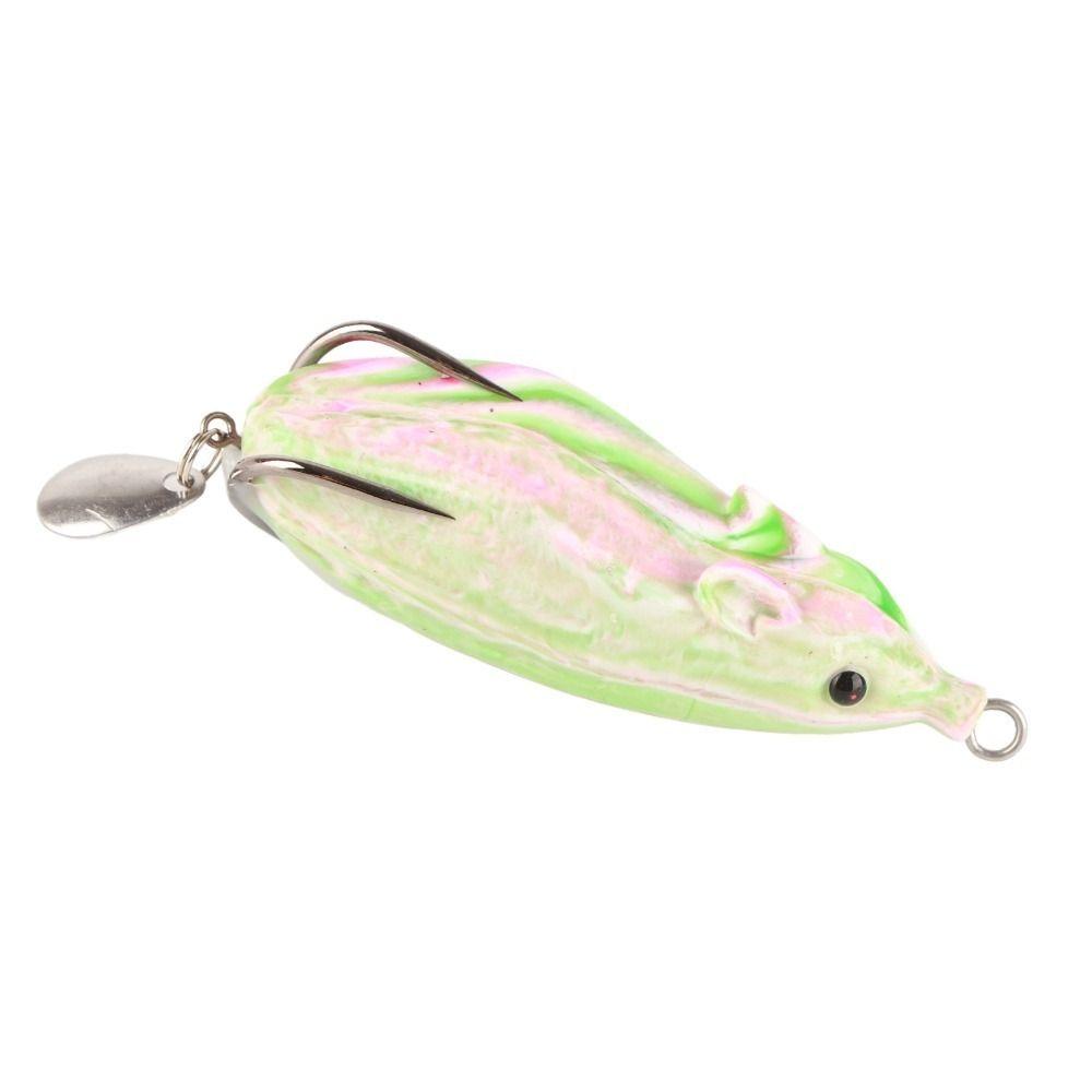 3PCS 7cm Snakehead Lure Bait PVC Simulation Lure Bait Artificial Lure Bait Saltwater Fishing