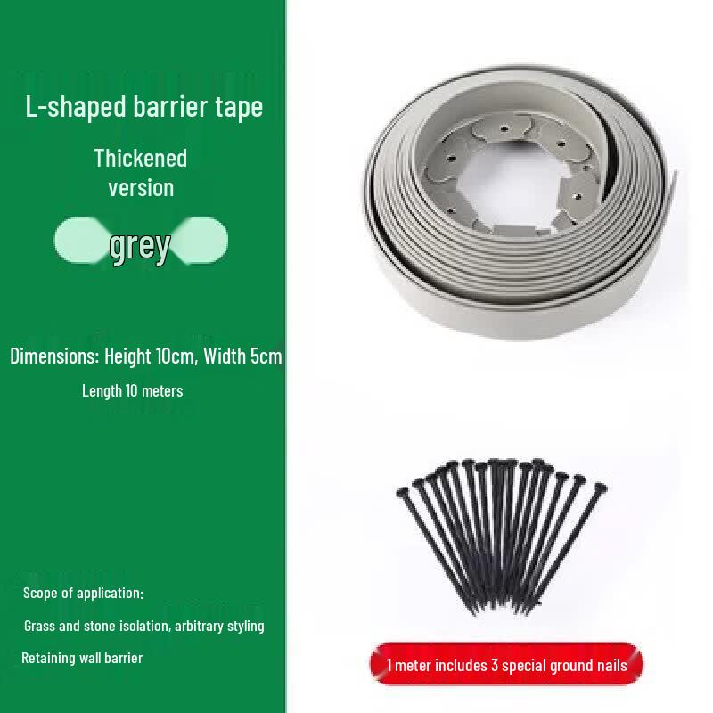 TANFU L-Shaped Garden Edging Strip
