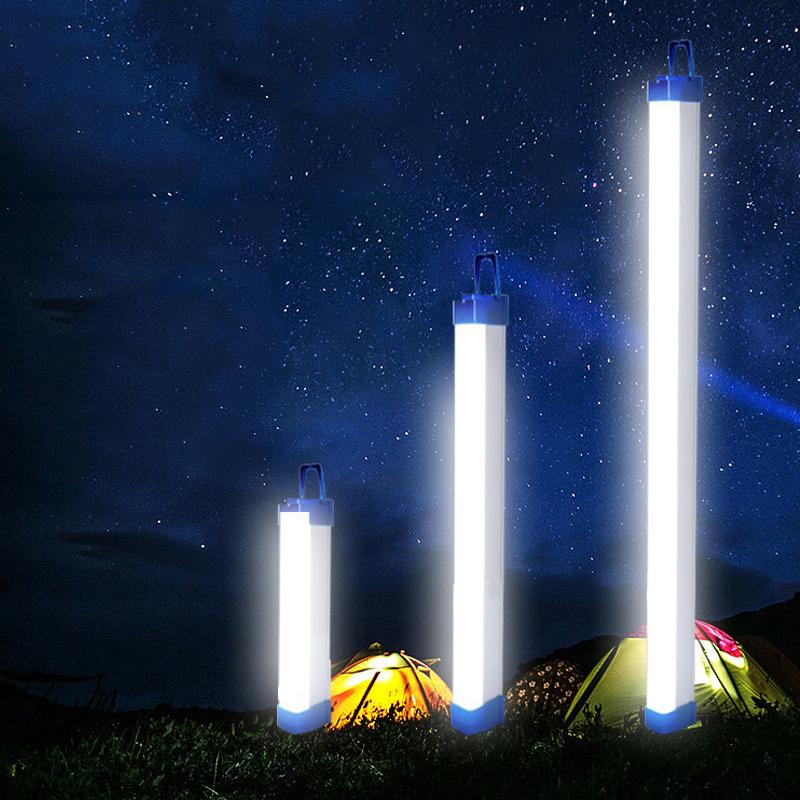 1Pc 52Cm 80W Led Emergency Lights Usb Rechargeable Lamp Outdoor Camping Lamps For Home Power Failure Work Light