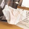 Solid Color Sumptuous Hollow Out Women Low-rise Net Lace Panties Briefs Underwear
