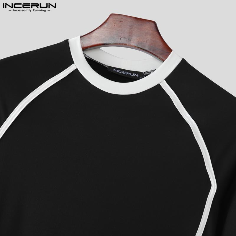 INCERUN Men's Sleeveless Stitching Jumpsuits One Piece Suit Playsuits Underwear Pajamas