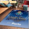 Custom Name Fc Porto Crest Design Rug Office Rug Chair Mat Non Slip Carpet Rugs for Bedrooms Dining Room Living Room Home Decor Gifts