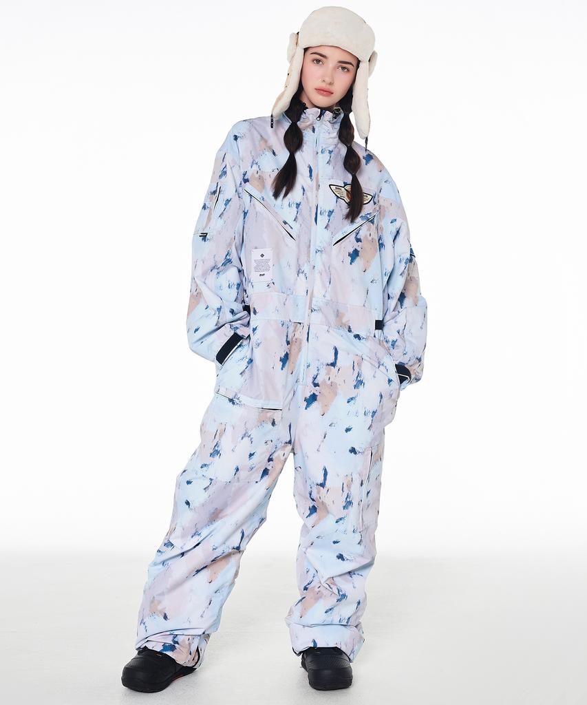 Dolauteoweeo 2425 Volkan Boardwear Work Jumpsuit Camo Print Unisex