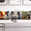 Modern Opossum Kawaii Cushion Cover For Pillow Printing Sofa Decoration Home Car Room Coffee Shop Office Nordic Simplicity