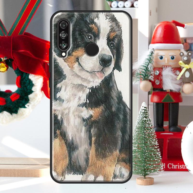 Funny Bernese Mountain Dog For Huawei Nova 7i 8i 11i 12i 12s Y73 Y70 Y90 Y60 Y72 Y61 Y91 9 10 SE P30 Pro P40 Lite Case
