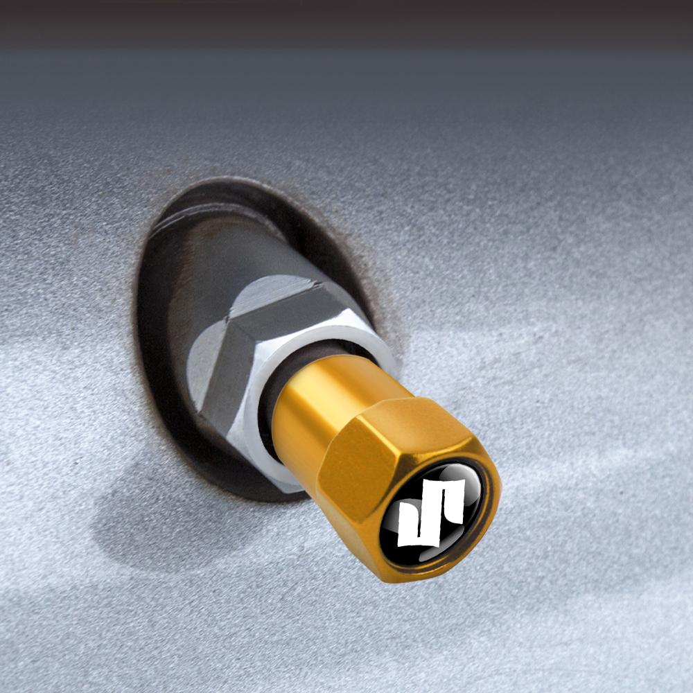 4 Stück Aluminiumlegierung Kappen Rad Reifenventil Kappen Auto Zubehör Für Suzuki Alto AX100 Liana Gsxr 600 750 Celerio Cross Grand