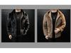 Men's Short Winter Coat: High-Quality Lambskin & Fur with Stand Collar, Imitation Mink Fur, Thickened for Warmth