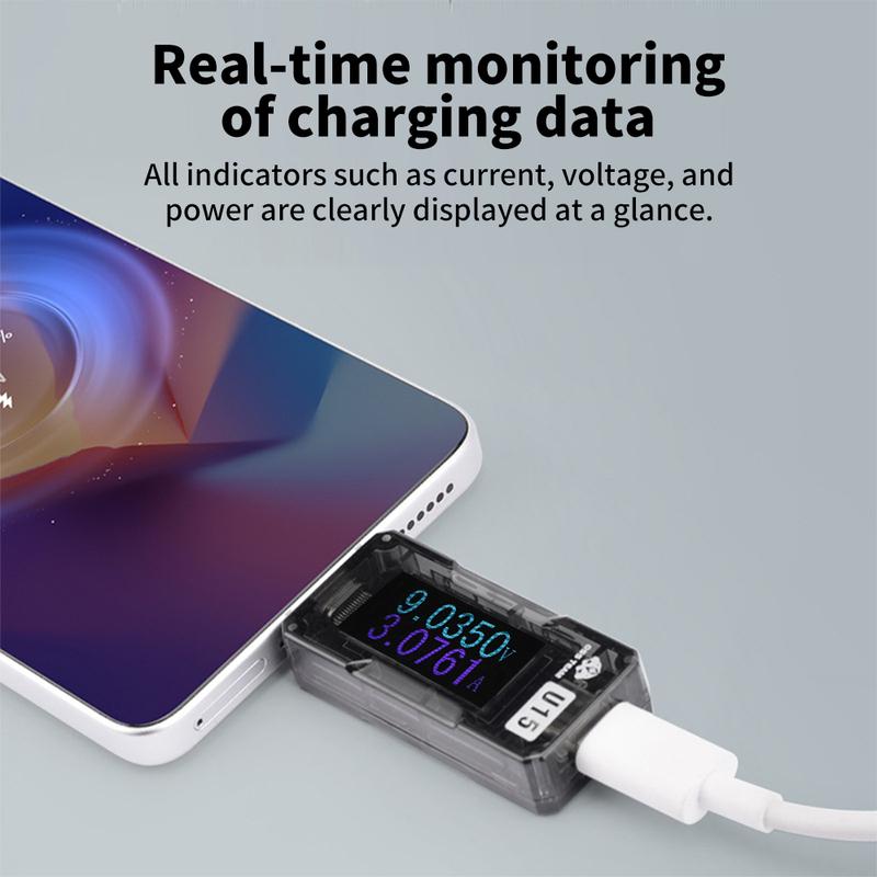 DC4-25V Fast Charging Tester Type-C/USB PD/QC2.0/QC3 High Accuracy Voltage Current Inspection Trigger Capacity Tester