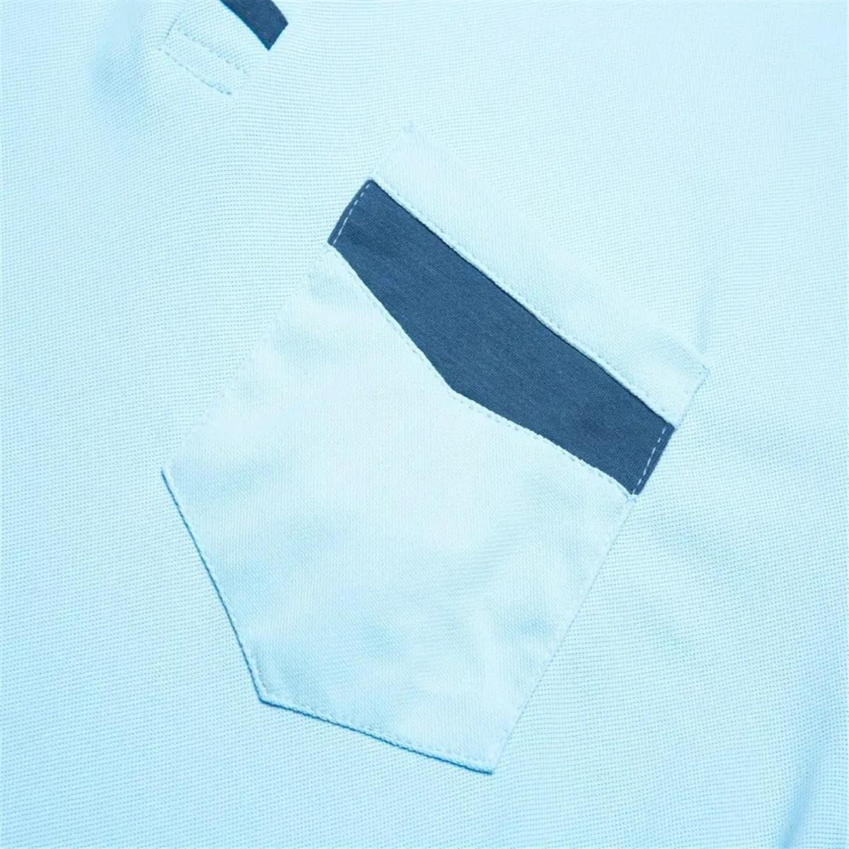 Новая летняя мужская рубашка поло на пуговицах с принтом — фото 11