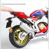 1:9 Honda HRC CBR1000RR Fire Blade Alloy Racing Motorcycle Diecast Metal Street Sports Motorcycle Model With Light Kids Toy Gift