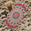 Classical Floral Pattern Print Beach Towel For Kids Personalized Bath Towel Pool Towel Vacation Gift Picnic Towel Party Gift
