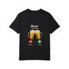 Weißes T-Shirt Bier ruft mit Bierkrügen und Telefonknöpfen Design für Freizeitkleidung