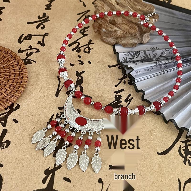 Bohemian Princess Tassel Forehead Pendant - Exotic Ethnic Style Hair Accessory