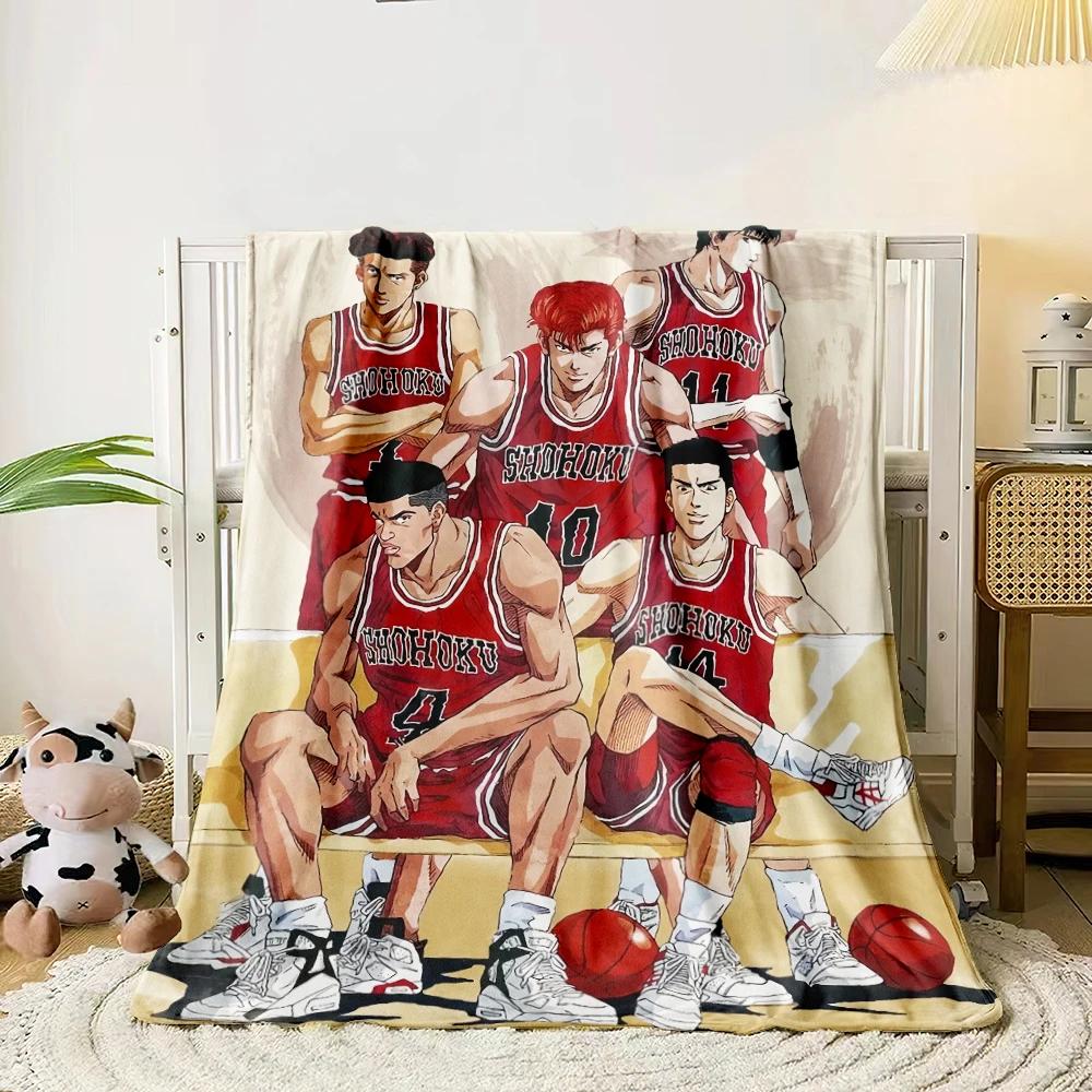 SLAM DUNK HD Print Blanket.Exquisite,Comfortable and soft,Nap,travel,work,living Room,bedroom,Chair,sofa,Picnics,Blankets,Gift