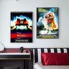 Klasyczny Film Powrót do Przyszłości Plakaty Samochodowe Grafika Malarstwo Plakat na Płótnie Druk Obraz Nowoczesna Dekoracja Domu Farby Bez Ramy