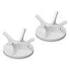 2Pcs Golf Ball Rack High Stability Strong Firmness Simple Baseball Display StandWhite 2 Pieces