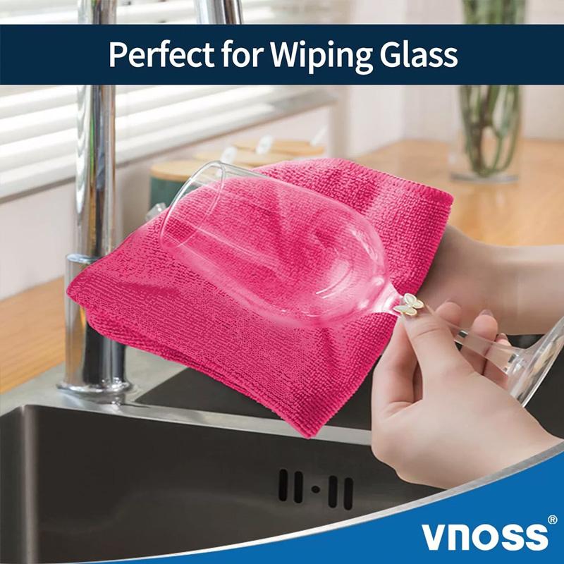Super Absorbent Scratch-Free Cleaning Cloth 10-Pack Multi-Color Kitchen Car Cleaning Towel 30x30cm 10pcs