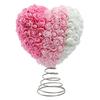 Valentines Day Heart Shaped Tree Topper Romantic Holiday Tree Decoration Love Ornament for Valentines Day Wedding Decoration