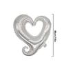 5Pcs Mode Herzform Folienballons Hochzeit Dekor Party Supplies Aluminiumfolie Ballons Dekor